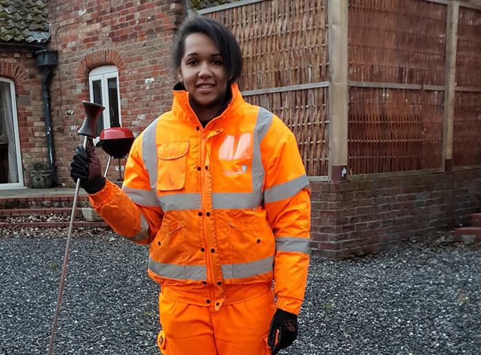 Meet Brianika, Leakage Technician - Apprentice, Anglian Water
